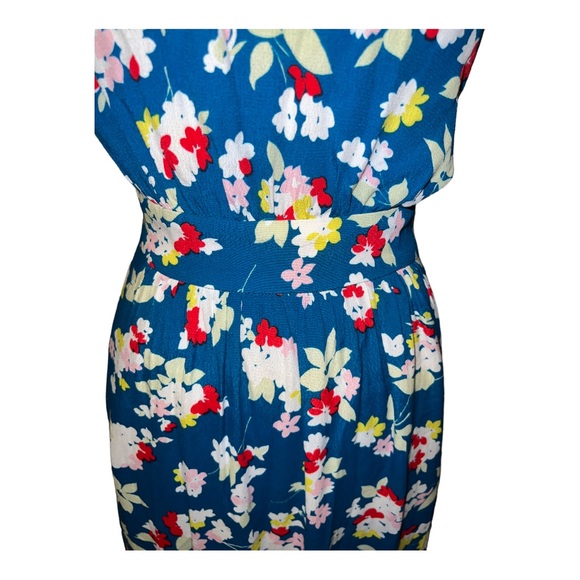 ANTHROPOLOGIE one shoulder floral maxi dress with pockets - Picture 7 of 16